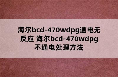 海尔bcd-470wdpg通电无反应 海尔bcd-470wdpg不通电处理方法